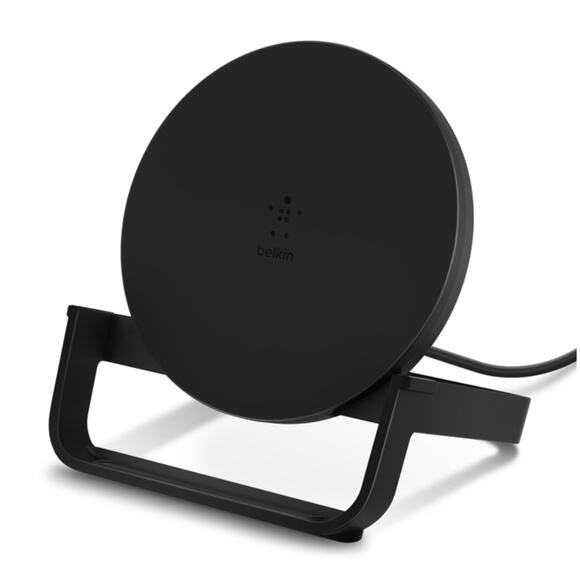 Belkin Boost Up Wireless Charging Stand 10W for Qi Smartphones (iPhone, Samsung) - Picture 1 of 6